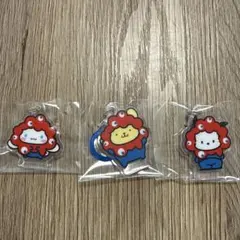 サンリオミャクミャク めじるしチャーム シナモンロール　ポムポムプリンポチャッコ