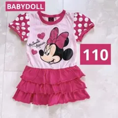BABYDOLL ミニーマウス ワンピース 110
