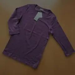 【未使用】UNIQLO フライスクルーネックT 七分袖