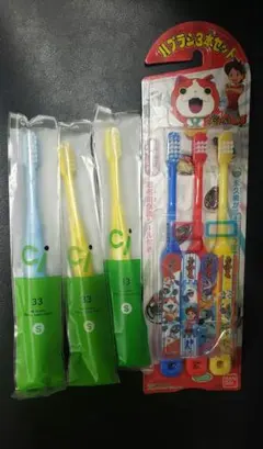 子ども用歯ブラシ6本　妖怪ウォッチ&歯医者さんでもらった歯ブラシ