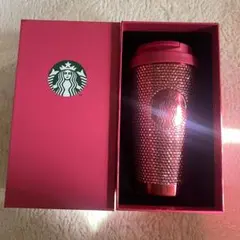 【即日発送】スタバ バレンタイン 2026 タンブラーラインストーン 473ml