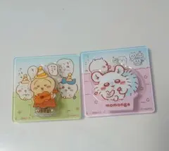 ちいかわ　アクリルシーングリップ　2点セット（うさぎ　モモンガ）