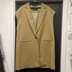 URBAN RESEARCH キャメル ベスト テーラードジレ　フリーサイズ