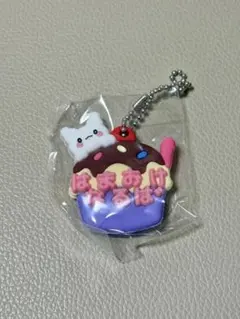 メルヘン工房 おなまえキーホルダー ミニチュアラバーマスコット2 はなまるおばけ