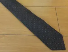 BURBERRY BLACK LABEL ネクタイ ダークグレー 水玉