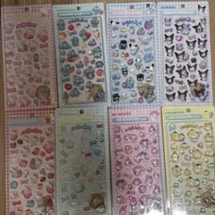 ボンボンドロップシール　サンリオキャラクターシール 8枚セット