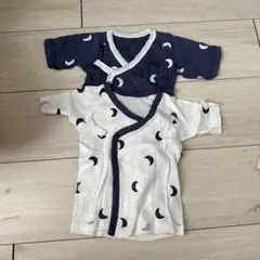 短肌着　新生児用2枚セット