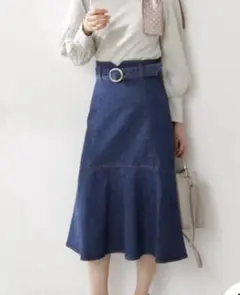 プロポーションボディドレッシング　ミモレマーメイドスカート