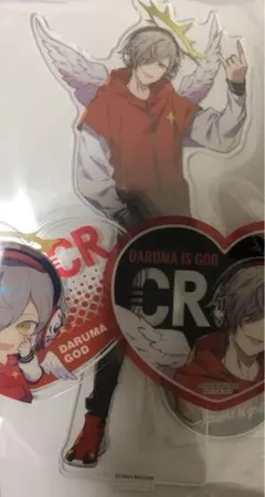 CR クレイジーラクーン ビッグアクリルスタンド だるまいずごっど　しおり