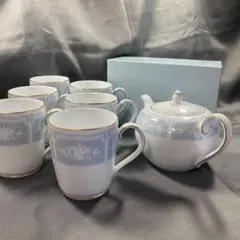 ノリタケ　レースウッドゴールド　ティーポット　マグカップ