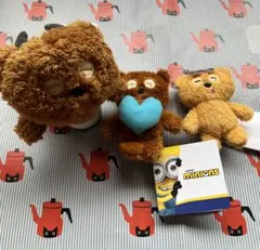 非売品　ミニオン　ティムぬいぐるみマスコット　プライズ　カラフルハート