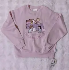 gelato pique PEANUTS ワンポイント裏毛プルオーバー