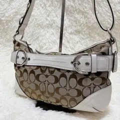 COACH shoulder bag soho Signature y2k