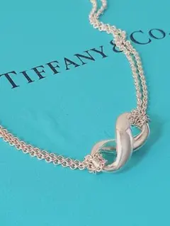 美品 TIFFANY ティファニー インフィニティ シルバーネックレス