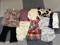 長袖シャツブラウス　パンツまとめ売り　80〜95女の子