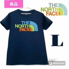 ✨最終処分価格❤️Lサイズ❤️ノースフェイス❤️ネイビー Tシャツ カラードーム