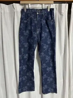 Green Parks花柄デニムパンツ