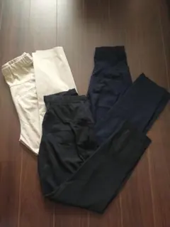 UNIQLO ユニクロ マタニティスマートアンクルパンツ3本セット
