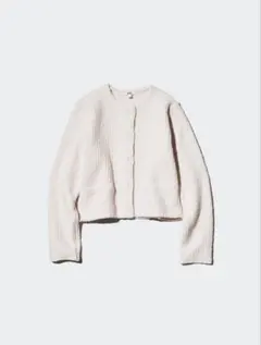 ユニクロ　UNIQLOニットショートジャケット　S