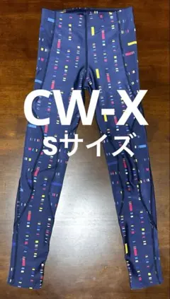 CW-X スポーツタイツ レギンス ネイビー 総柄のサムネイル