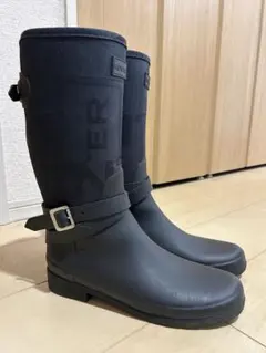 HUNTER ブラック 長靴・レインブーツ 39