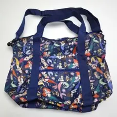 SALE! 激レア☆ リトルマーメイド シスターズ柄 折りたたみ ボストンバッグ
