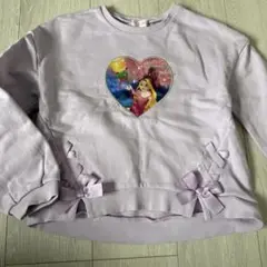 メゾピアノ　ラプンツェル　プリンセス　レースアップトレーナー