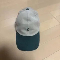 VARZAR ベースボールキャップ ベージュ/ダークグリーン