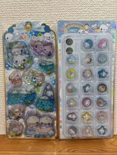 匿名配送 あわわちゃん キラコロ ウォーターシール 2枚セット