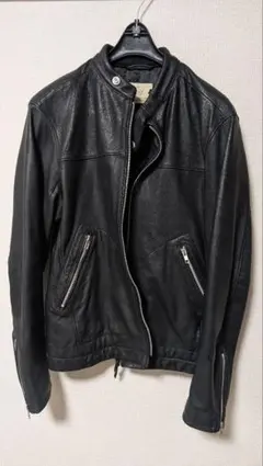 UNITED ARROWS山羊革シングルライダースジャケット(L)
