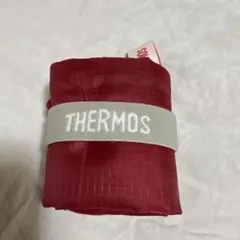【新品】THERMOS エコバッグ レッド 折りたたみのサムネイル