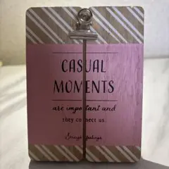 折りたたみ式メモスタンド