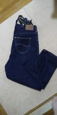 earth&Leeコラボ／サスペンダー付きオーバーオール XL インディゴ