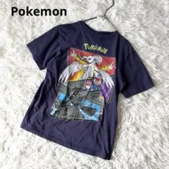 海外 古着 ポケモン Tシャツ レシラム ゼクロム サトシ 2011年