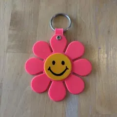 70s ヴィンテージ vintage フラワー キーチェーン キーホルダー