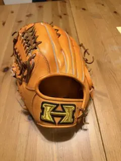 ハイゴールド 硬式グローブ 左投げ用オレンジのサムネイル