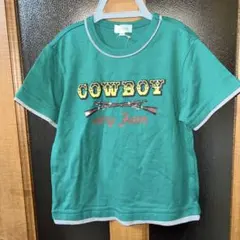 ❤️1️⃣anyFAM★カウボーイ Tシャツ 100cm ターコイズ