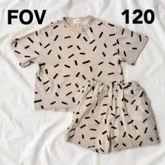 即日発送⭐️FOV 総柄Tシャツ&ボトムスセット 120cmのサムネイル