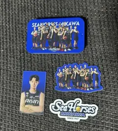 シーホース三河青援くじ限定　フレークシール入りスライド缶