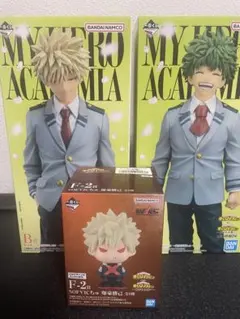 のヒーローアカデミア　紡がれる想いA賞緑谷出久　B賞爆豪勝己　セットおまけ付き