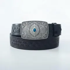 ウエスタンベルト グランジ アメカジ 古着 y2k シティボーイ wb86-2