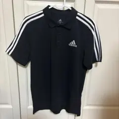 adidas ブラック ポロシャツ Sサイズ