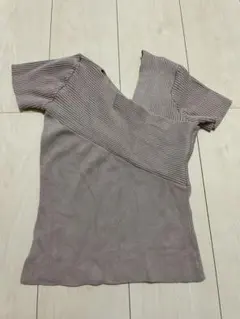 GRL トップス ベージュ ブラウンベージュ