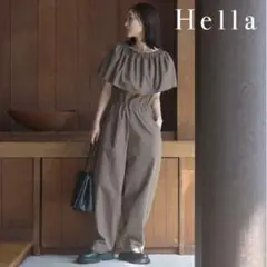 hella OFFSHOULDER COTTON COMBINAISON