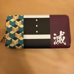 【美品】鬼滅の刃 冨岡義勇 モチーフ 長財布 隊服・滅デザイン