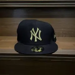 New Era 59FIFTY ブラックキャップ 7 3/8