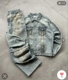 wish for ever デニムセットアップ