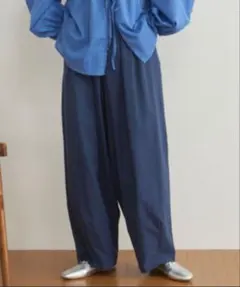 Libra cue サーカスコットンパンツ　ネイビー