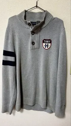 TOMMY HILFIGER グレー XL ニットセーター