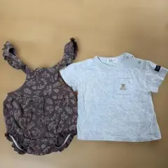 ロンパース&Tシャツセット